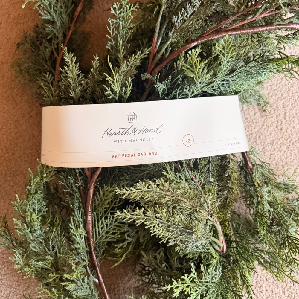 12-foot Cypress Garland from Hearth & Hand™ with Magnolia
